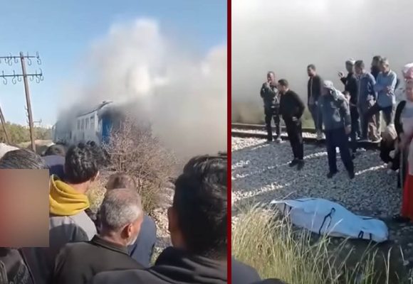 القلعة الصغرى: وفاة سائق دراجة نارية دهسه قطار و متساكنو الجهة يضرمون النار في عرباته