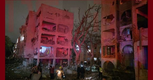 القناة 12 الإسرائيلية تعلن عن حصيلة أولية للقصف الايراني على عراد