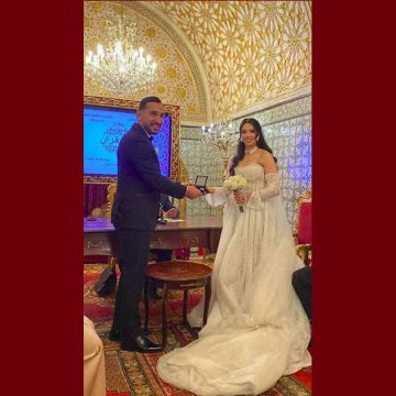 00 صورة اليوم: زواج روعة الماجري عن الافريقي و فراس الجليدي عن الترجي