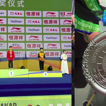 حمزة الهمامي الصين/ بطولة العالم للشبان للووشو كونغ فو: ميدالية فضية للبطل حمزة الهمامي