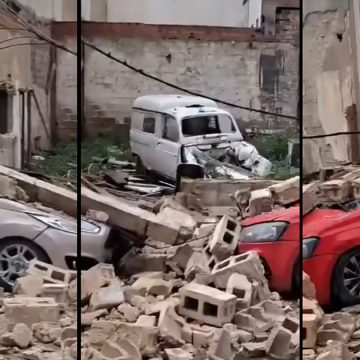 تونس العاصمة: أضرار مادية اثر انهيار جدار بنهج نيودلهي