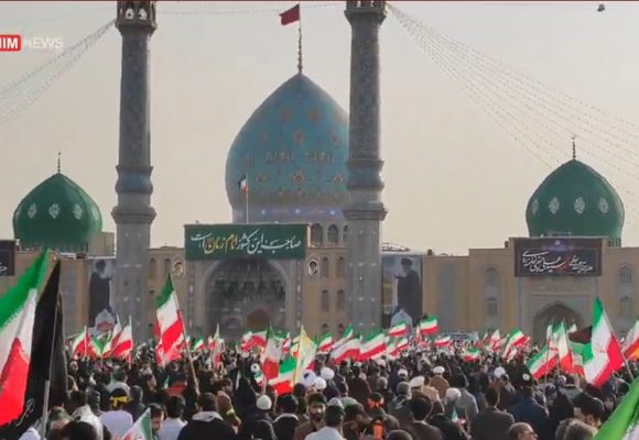 قم: حضور كبير لبيعة مجتبى خامنئي (فيديو)