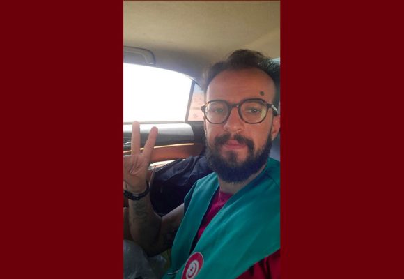 هيئة اسطول الصمود التونسية: على خلفية نشاطه، الاحتفاظ بغسان البوغديري