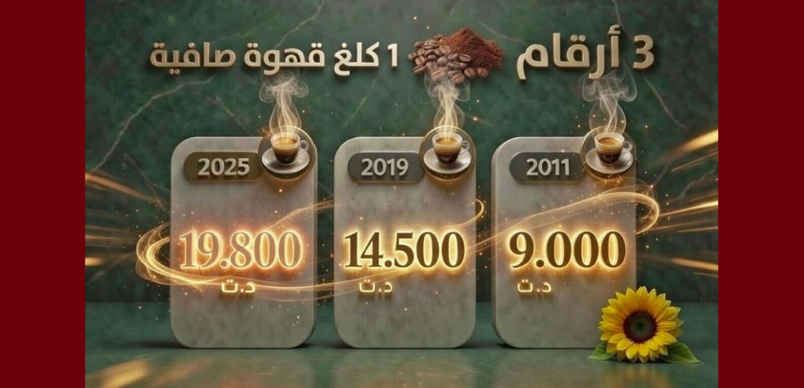 حركة حق تفتح ملفا جديدا: 3 أرقام وقصة مرّة: هل أصبحت “القهوة” ترفاً فوق طاقتنا؟