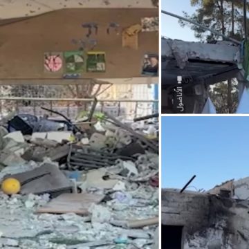 التلفزيون العربي ينشر فيديو يوثق مشاهد من ديمونا بعد قصف الصاروخ الايراني