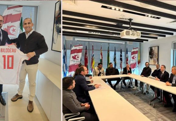 استعدادا للمباراة الودية بين تونس و ضيفها، السفير الكندي ،