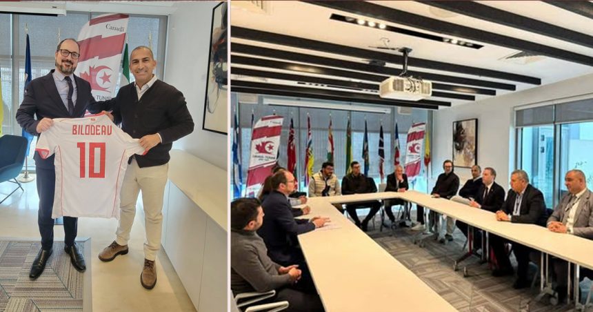 استعدادا للمباراة الودية بين تونس و ضيفها، السفير الكندي ،