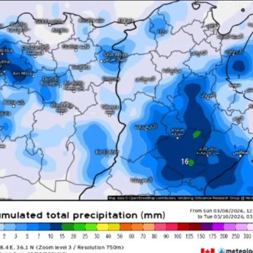 مرصد الطقس و المناخ يتوقع انخفاضا في الحرارة و أمطارا في عديد الولايات  (فيديو)