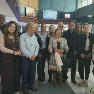 التلفزة تستقبل نبيهة بن صميدة، أول وجه أطل من الشاشة الصغيرة على التونسيين (صور)