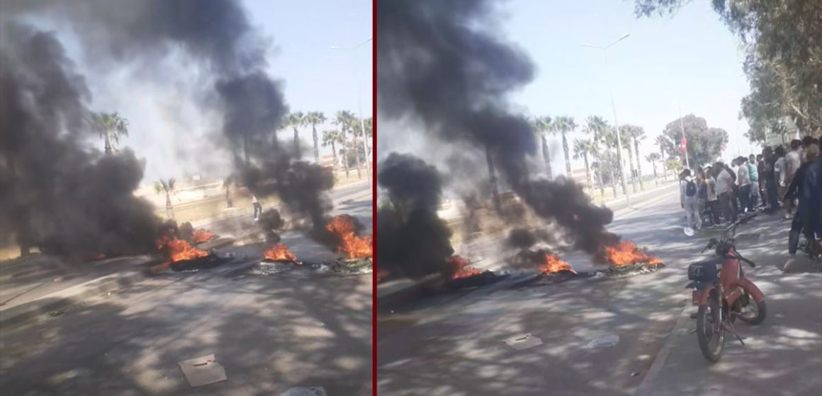 سيدي الهاني: غلق طريق واحتجاجات على اثر وفاة 3 أطفال أشقاء في برميل