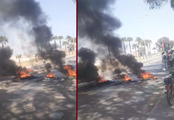 سيدي الهاني: غلق طريق واحتجاجات على اثر وفاة 3 أطفال أشقاء في برميل