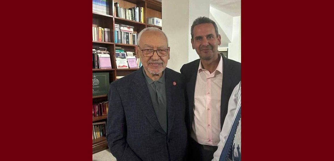 الأستاذ الجماعي اثر زيارته للغنوشي: “الابتسامة تعلو محياه وتتحدى من ينتظر انكسارا منه..”