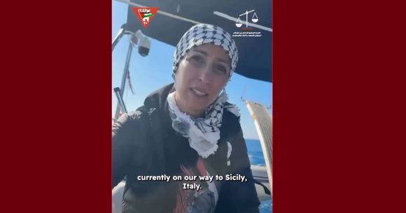 قبل وصول اسطول الصمود 2 إلى سيسيليا، صفاء الشابي تعبر عن أسفها لغياب تونس…