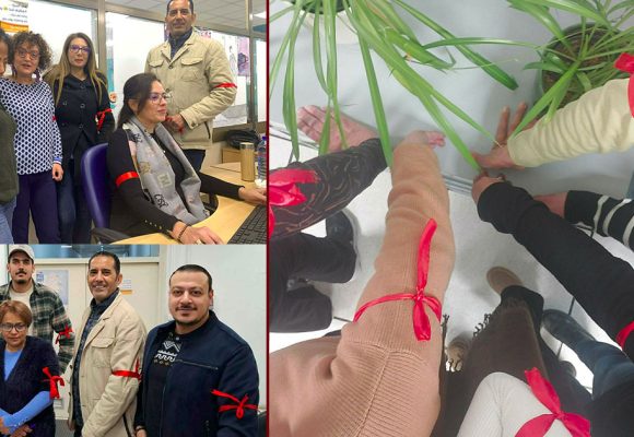 صحفيو وكالة وات يرتدون لليوم الثاني الشارة الحمراء