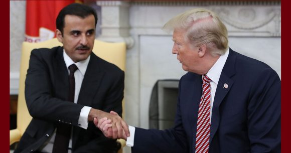 حول تطور الاوضاع الاقليمية، الأمير القطري يتلقى اتصالا هاتفيا من ترمب