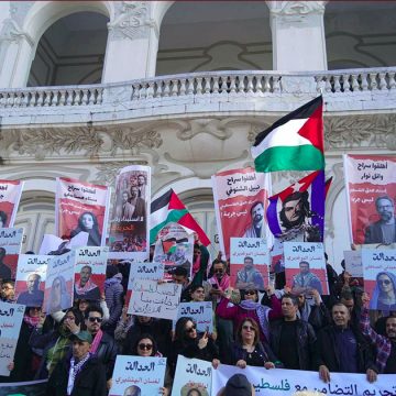 تونس: مسيرة تضامنية مع معتقلي أسطول الصمود و الحق الفلسطيني (فيديو)