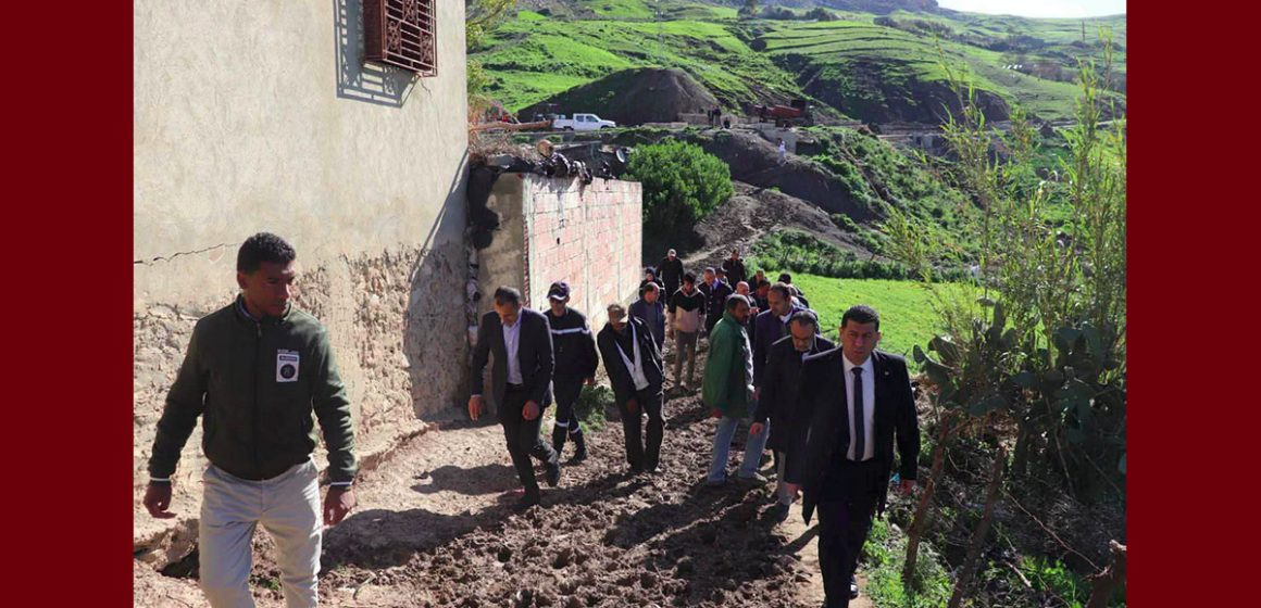 انزلاق أرضي: السلطة بجندوبة تأذن باخلاء مسكنين و ايواء المعنيين