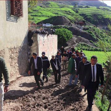 انزلاق أرضي: السلطة بجندوبة تأذن باخلاء مسكنين و ايواء المعنيين