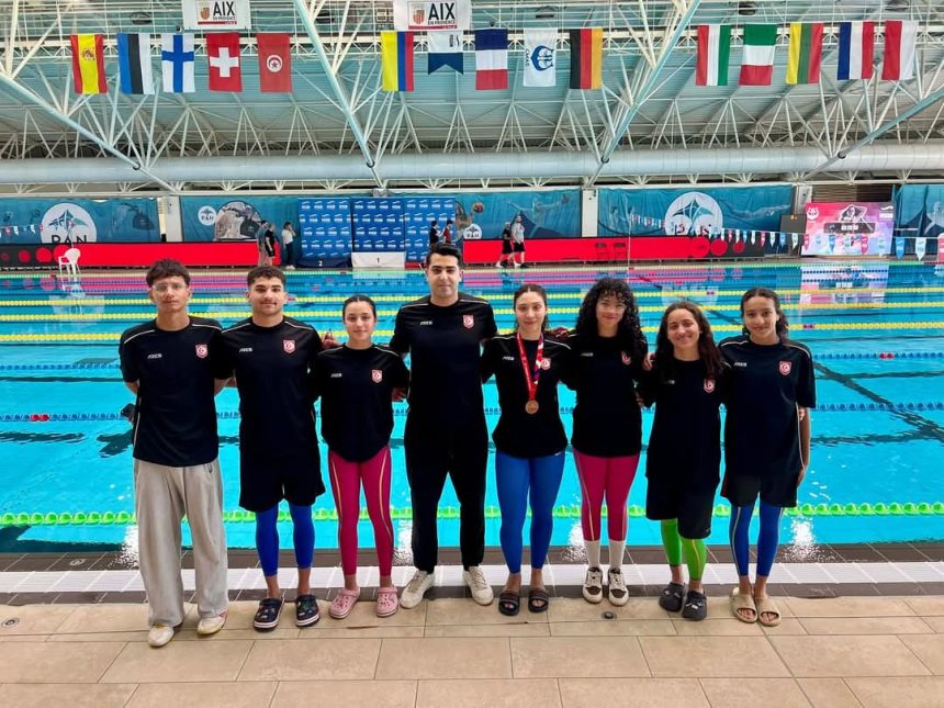 ملخص ميداليات المشاركة التونسية في كأس العالم للسباحة بالزعانف مرحلة فرنسا