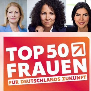 أميرة رماني ضمن قائمة “أفضل 50 امرأة في ألمانيا”