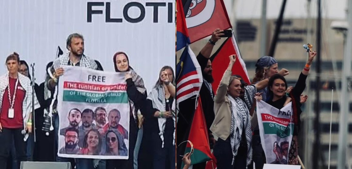 عودة على مقاطع من أسطول الصمود 1 عند انطلاقه من تونس