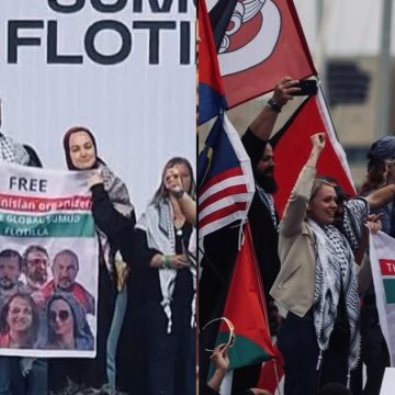 عودة على مقاطع من أسطول الصمود 1 عند انطلاقه من تونس