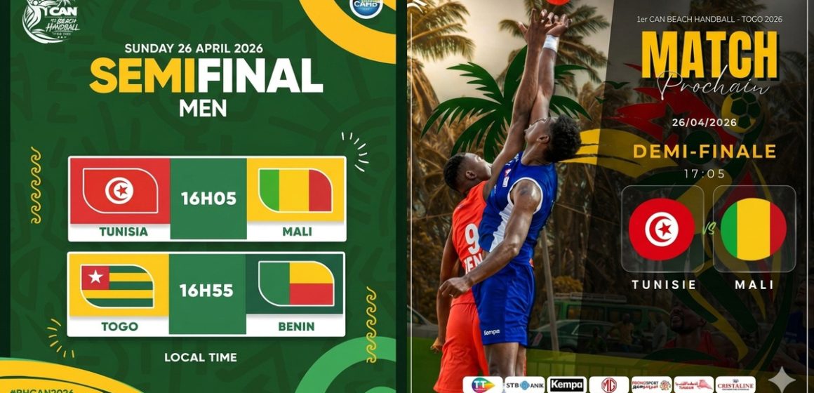 بطولة افريقيا لكرة اليد الشاطئية بلومي: تونس تواجه مالي بعد التأهل للمربع الذهبي