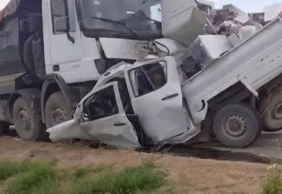 باجة: وفاة 3 أشخاص في اصطدام شاحنة ثقيلة بأخرى خفيفة على مستوى وادي الزرقة