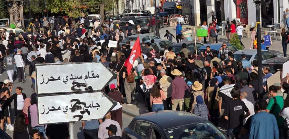 جبهة الخلاص: صورة من “المسيرة المواطنية رفضا للتنكيل والتفقير” (فيديو)