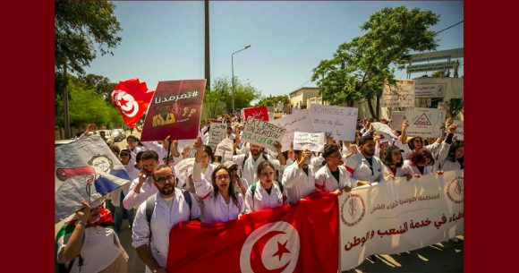فاهم بوكدوس: “تضامنا مع المنظمة التونسية للاطباء الشبان”