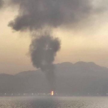 امارة الفجيرة، نشوب حريق في منطقة الصناعات البترولية (فوز)