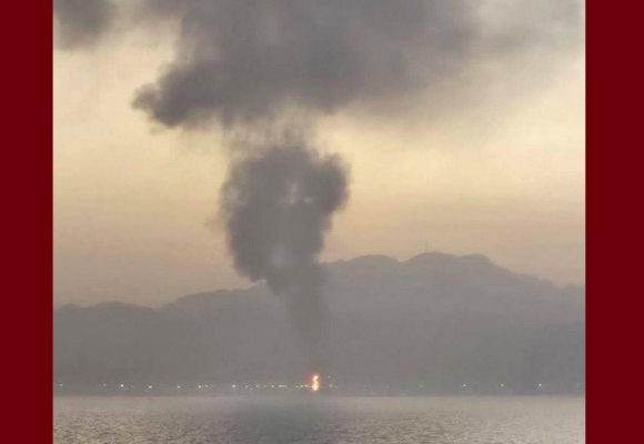 امارة الفجيرة، نشوب حريق في منطقة الصناعات البترولية (فوز)