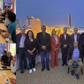 زيارة تضامنية جماعية لأحزاب ديمقراطية لمقر الرابطة