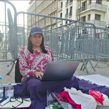 من سجن بلاريجيا، عبير موسي تخاطب التونسيين…