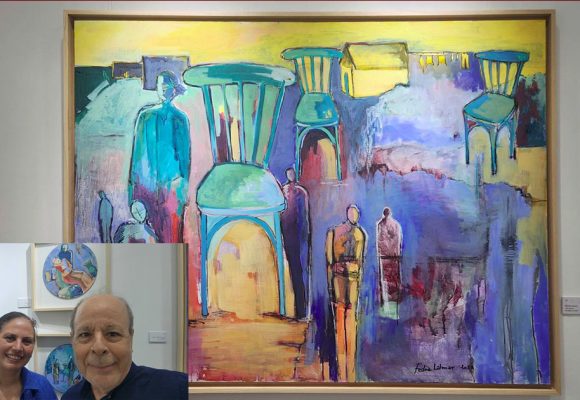 بالصور: قراءة الأستاذ و الفنان التشكيلي سامي بن عامر لأعمال فادية لحمر حول “الكرسي”