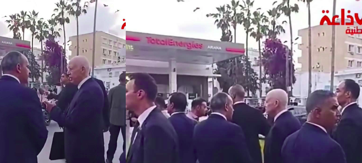 فيديو نشرته الاذاعة التونسية يوثق جولة قام بها الرئيس سعيد في أريانة