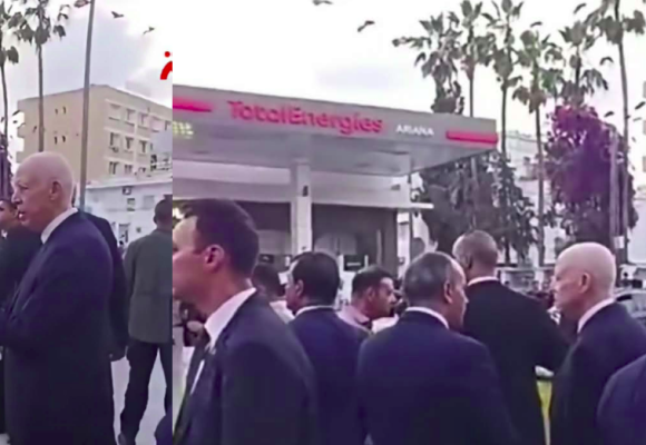 فيديو نشرته الاذاعة التونسية يوثق جولة قام بها الرئيس سعيد في أريانة