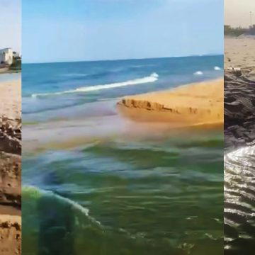رواد سكب مياه الصرف الصحي ببحر رواد، المجلس المحلي يناشد الرئيس للتدخل (فيديو)