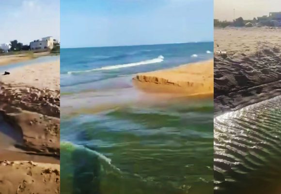 سكب مياه الصرف الصحي ببحر رواد، المجلس المحلي يناشد الرئيس للتدخل (فيديو)