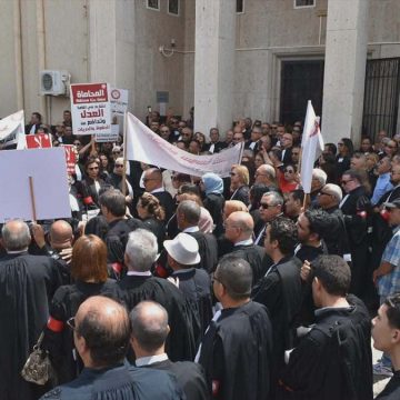 محامين دفاعا عن المحاكمة العادلة و حقوق الدفاع، محامو تونس في اضراب عام