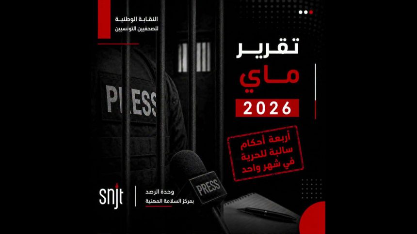 00 مركز السلامة المهنية بالنقابة الوطنية للصحفيين ينشر تقرير ماي 2026