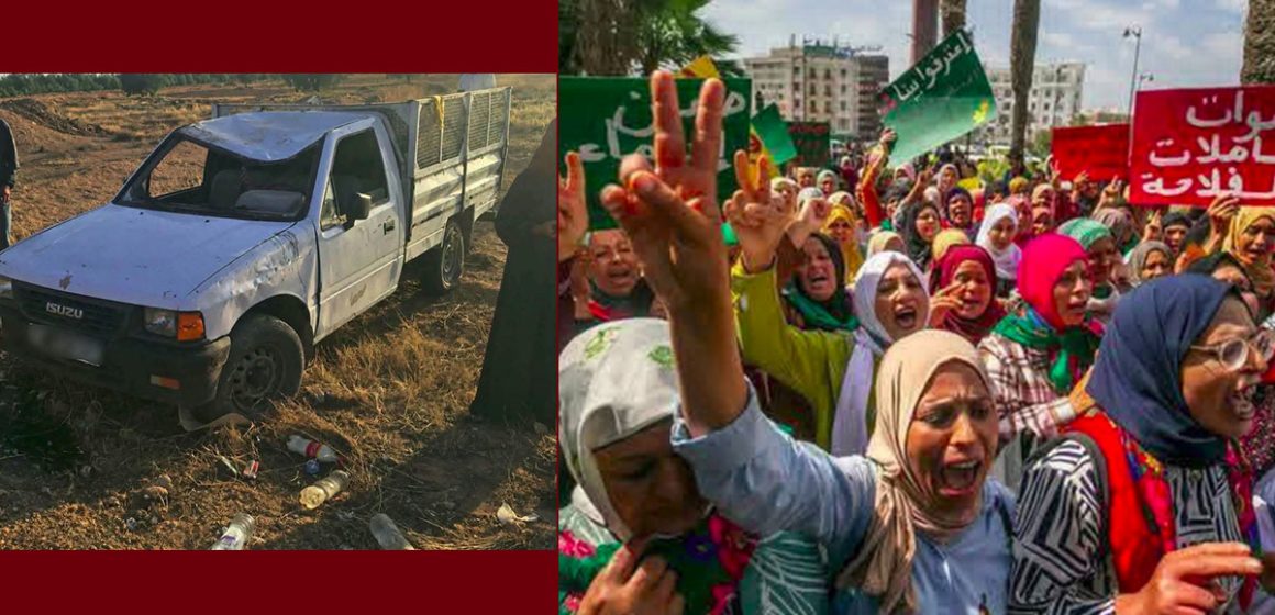 عاملات الفلاحة متابعة وضعية ضحايا حادث نقل الفلاحات وفق النساء الديمقراطيات فرع صفاقس