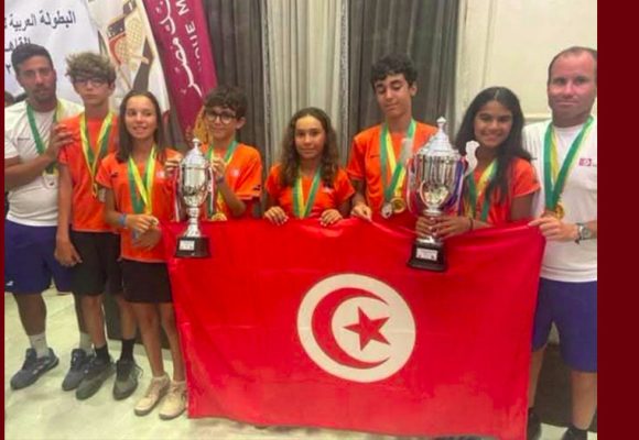 البطولة العربية للتنس/ براعم تونس يهدون من مصر الذهبية و الفضية