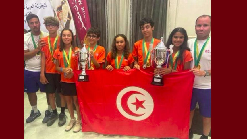 البطولة العربية للتنس/ براعم تونس يهدون من مصر الذهبية و الفضية