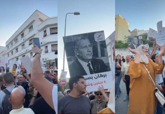 تونس: تحت شعار “هات حصيلة حكمك”، مسيرة احتجاجية سلمية تجوب شوارع العاصمة