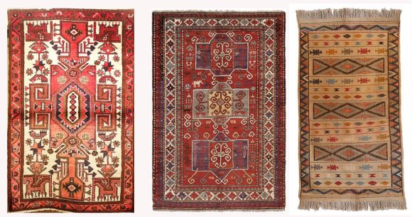 Tapis-persan-Tapis-de-kairouan-et-kilim-tunisien عندما ينسج السجاد همزة وصل بين إيران و تونس