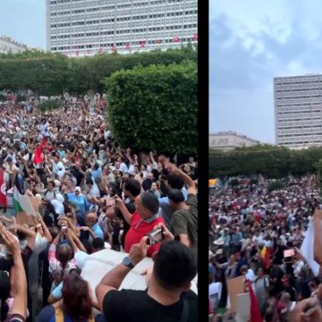 تزامنا مع عيد الجمهورية، التونسيون يرفعون في مسيرة سلمية شعارات ضد الحكم الفردي للرئيس سعيد