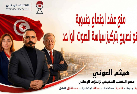 جندوبة: منع عقد اجتماع حزب الائتلاف الوطني بفضاء عمومي و حتى حق الجلوس في مقهى