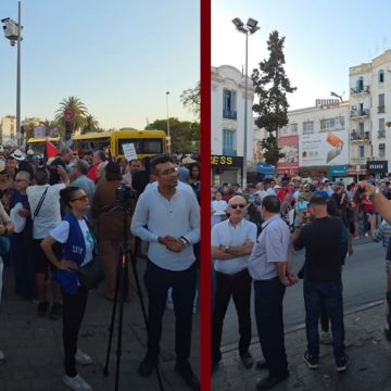 مسيرة نفس دقائق قبل انطلاق مسيرة نفس الوطنية (فيديو)