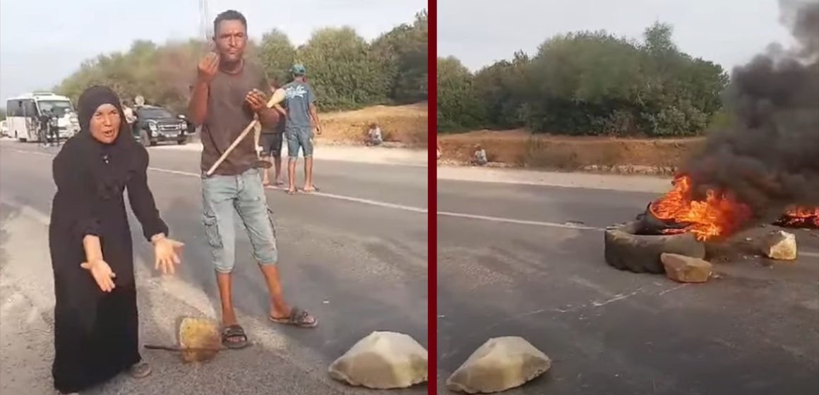 بنزرت سجنان-بنزرت: الأهالي يغلقون الطريق في حركة احتجاجية إثر وفاة شاب حرقا